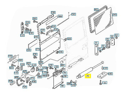 Soporte Elevacion Puerta Mercedes G500 G55 G63 G65 Amg