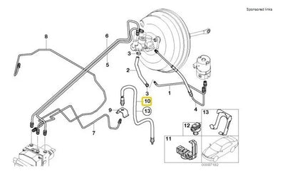 Manguera De Freno Delantero Bmw X5 2001 - 2006