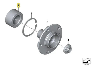 Balero Rueda Trasero Bmw 320i 328i 330i 428i 235i 240i