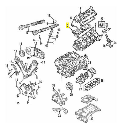 Junta De Cabeza Motor Volvo S80 2007-2010 Xc90 2005-2011