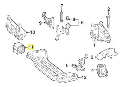 Soporte Transm Automatica Trasero Mercedes C63 C43 Amg W205