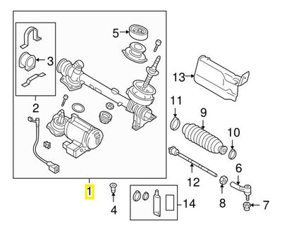 Direccion Electro Asistida Audi A3 Vw Jetta Passat Gti Mk6