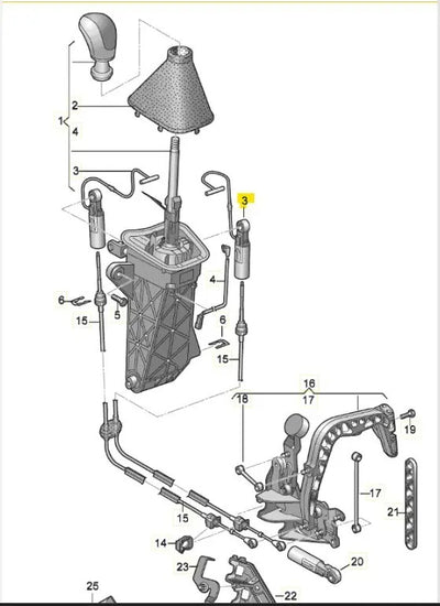 Articulacion Chicote Selector Velocidades Vw Crafter 06-16