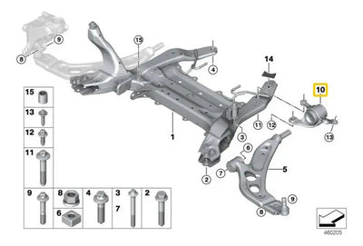 Buje De Horquilla Delantero Bmw Serie X1 2014 Al 2019
