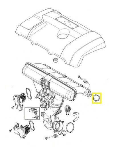 Junta Multiple Admision Land Rover Lr2 Volvo S80 V70 Xc60