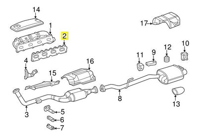 Junta Multiple Escape Motor Mercedes M111 C220 C230 Slk230