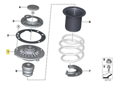 Base Amotiguador Delantero Mini Cooper F55 F56 F60