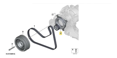 Tensor Banda Accesorios Bmw G01 G02 B48 B58 X3 X4 2018 2019
