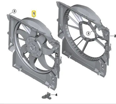 Motoventilador Bmw 135i 335i X1 Z4 N54 N55 Twinturbo