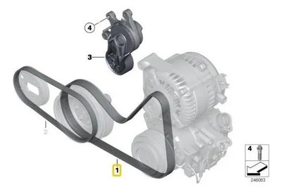 Banda Accesorios Bmw 320i 323i 325i 2000 Al 2005