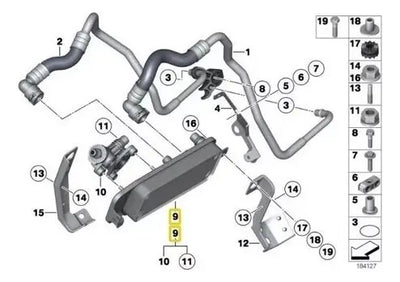 Enfriador Aceite Bmw 5 F07 F10 6 F12 F13 7 F01 F04 08-2017