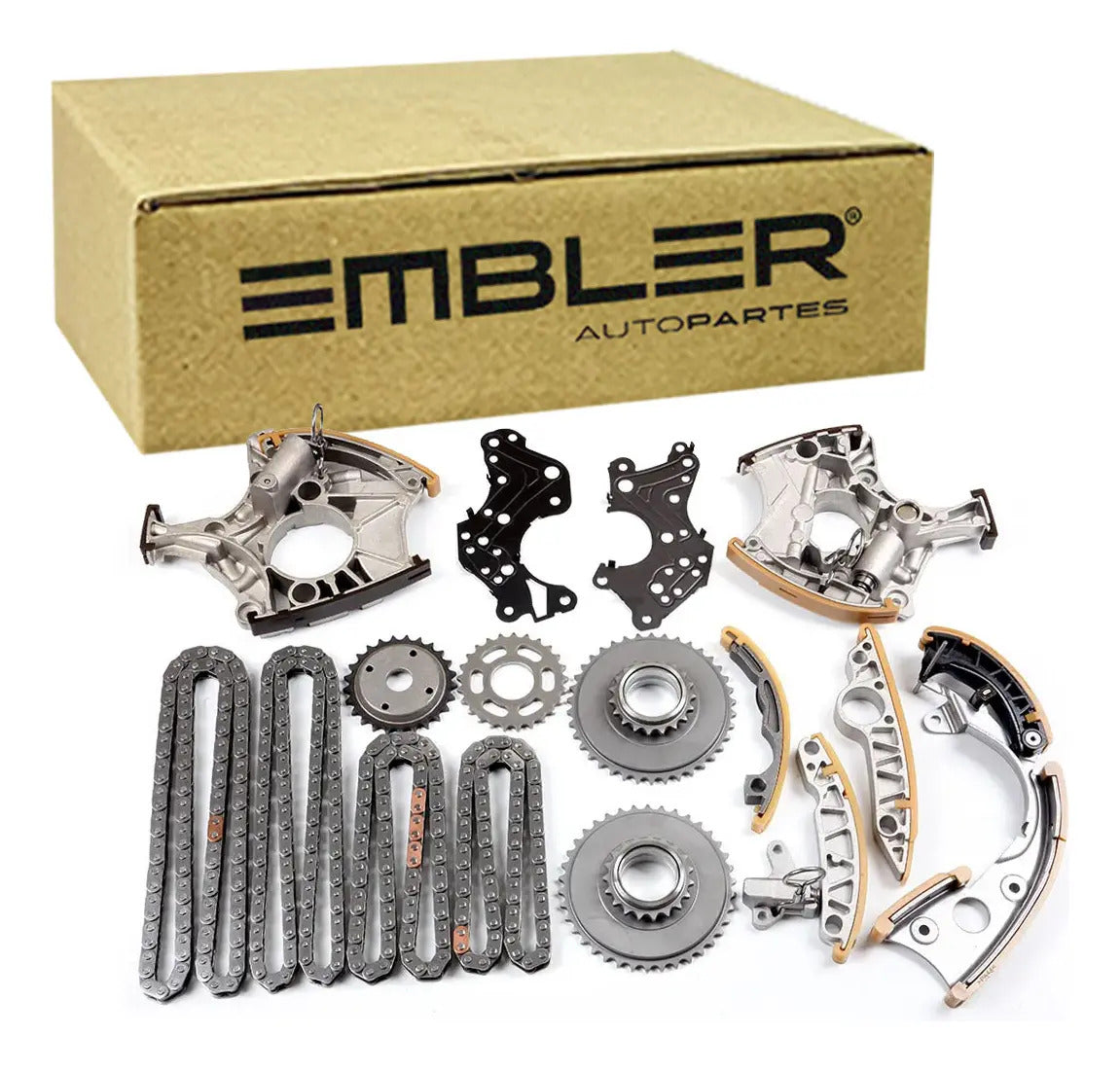 kit completo de cadena de tiempo marca Embler