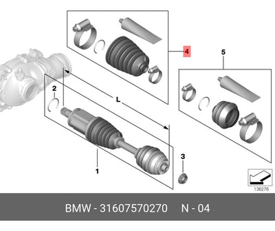 Cubre Polvo Lado Interior Bmw 120i 328i 525 430i 125