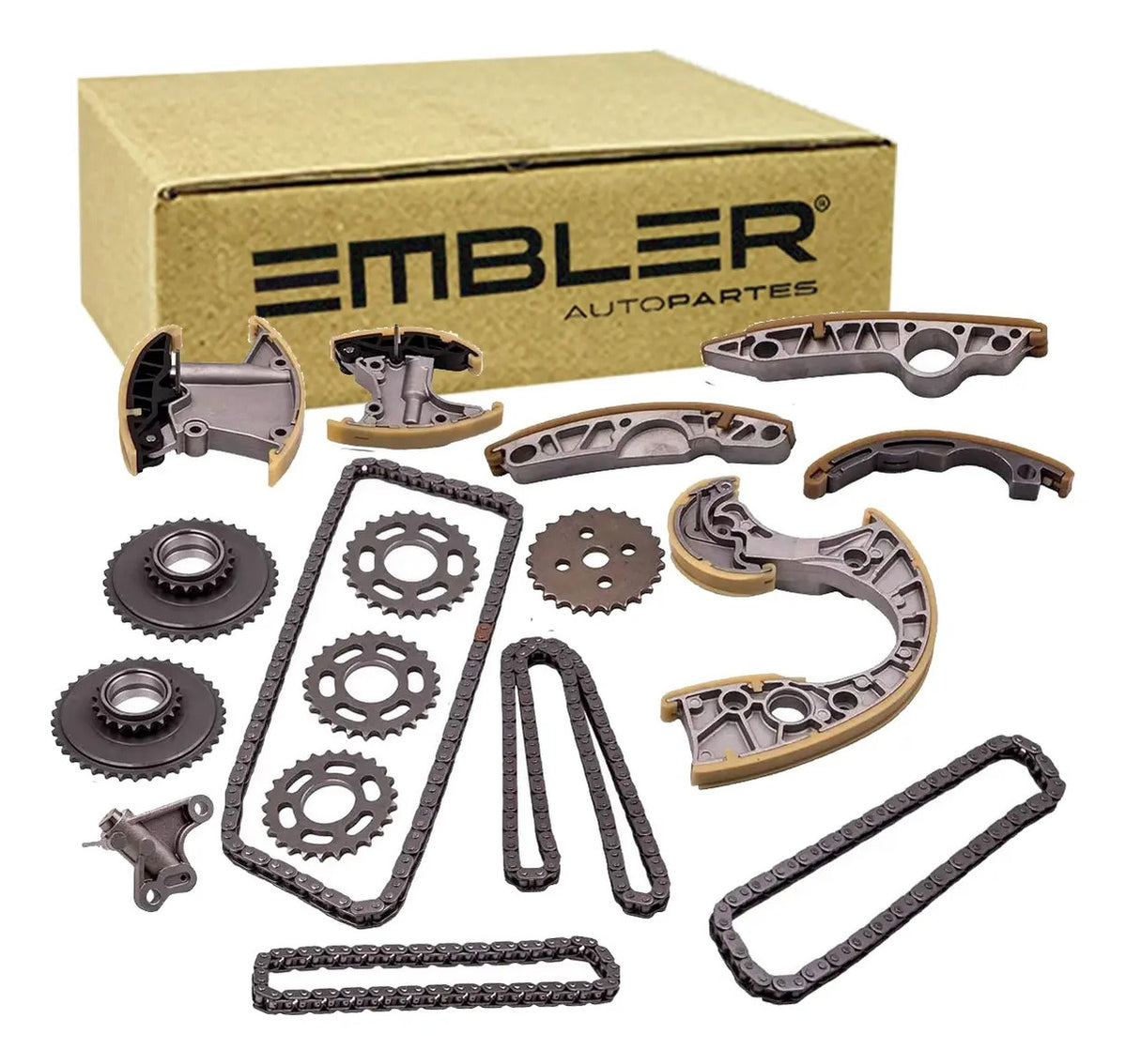 kit completo de cadena de tiempo marca Embler