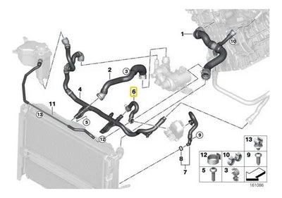Manguera Enfriador Aceite Radiador Bmw 120i 2005 A 2012