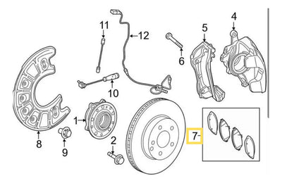 Balatas Frenos Delanteros Mercedes W212 E200 E250 E300 E350