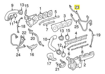 Manguera Turbo Compresor Mercedes Cls63 Gl63 Sl63 Ml63 Amg
