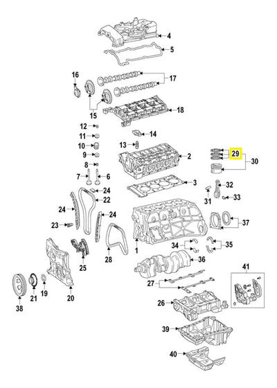 Juego Anillos 4 Piston Mercedes E200 E250 09-15 Slk200 11-22