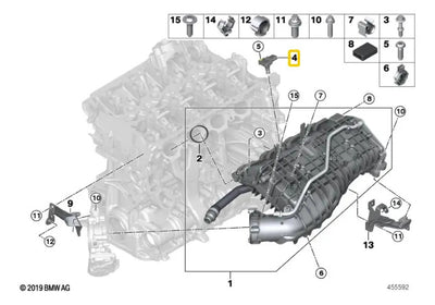 Sensor Multiple Admision Map Bmw 120i 220i 320i 420i X3 X4