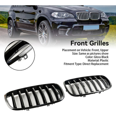 Parrilla En Forma De Riñón Para Bmw X5 E70 X6 E71 07-13 Gb