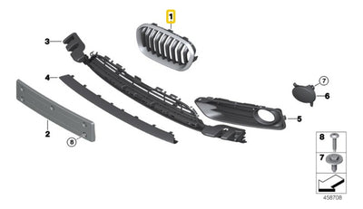 Parrillas Delant Bmw Sport Line M Sport 118i 120 2015-2019