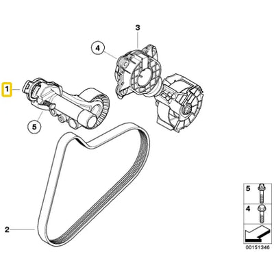 Tensor Aire Acondicionado Mini Cooper Countryman 11-15