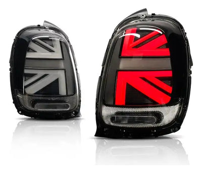 Calaveras Led Mini Cooper F55 F56 F57 14-22 Jack Smoked Rojo