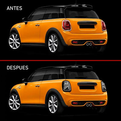 Calaveras Led Mini Cooper F55 F56 F57 14-22 Jack Smoked Rojo