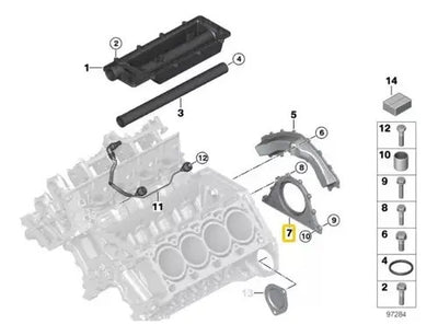 Reten De Cigüeñal Trasero Bmw X5 4.4i 2006 550i 2010