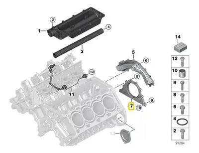 Reten Cigüeñal Trasero X5 550i 645i 745i 545i 650i 740 Bmw