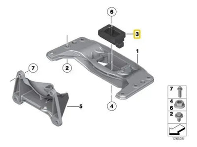 Soporte De Caja Trasmision Automa Para Bmw 528i 520i 12-16