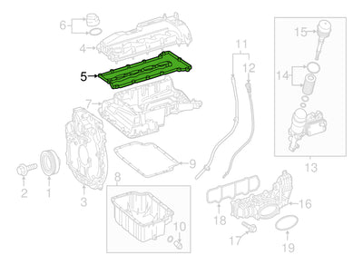Junta Tapa De Punterias Motor Sprinter Vito 2011 Al 2019