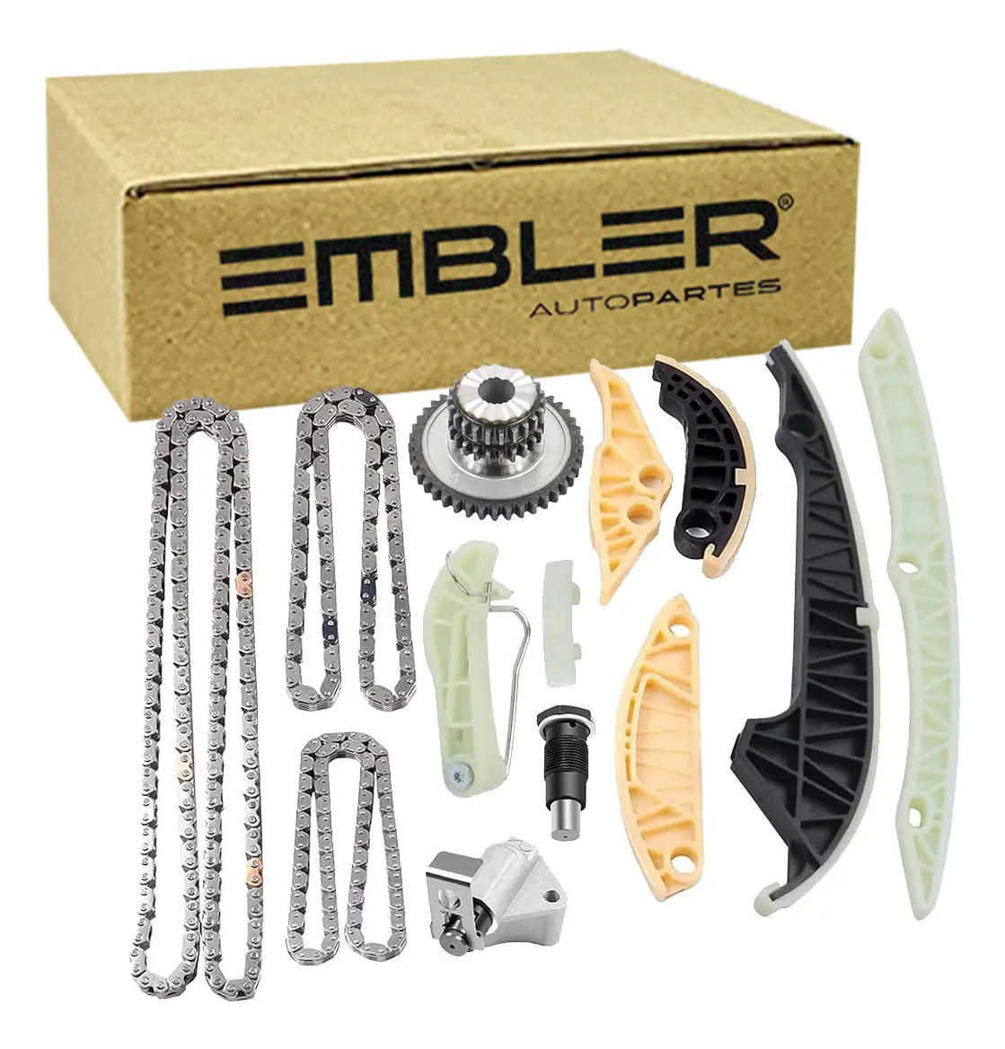 kit completo de cadena de tiempo marca Embler