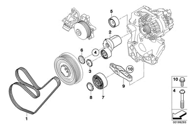 Polea Loca Bmw 535i 2010, 335 06-13  135 07-14