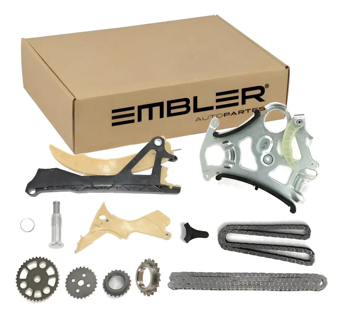 kit completo de cadena de tiempo marca Embler