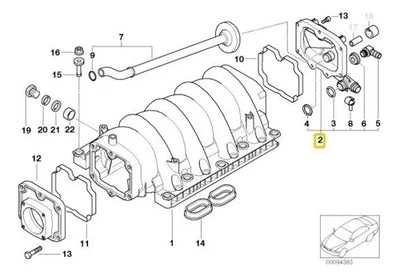 Valvula Pcv Carter Ventilacion Bmw X5 Z8 E53 4.4l 2001-03