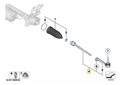 Par Bieleta Direccion C/terminal Delantera 520i 530i 17-20