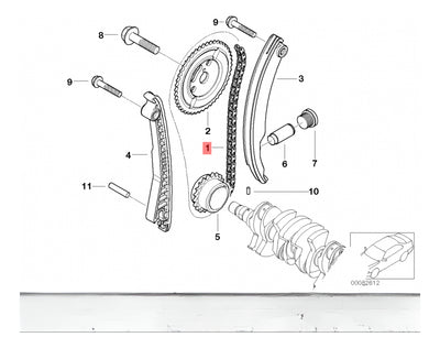 Kit Cadena Tiempo Mini R50 R52 R53 2001-2007 Premium