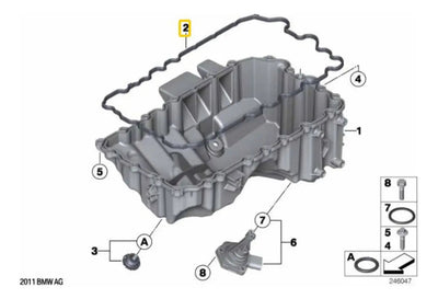 Junta De Carter De Motor Bmw 320i 328i 220i
