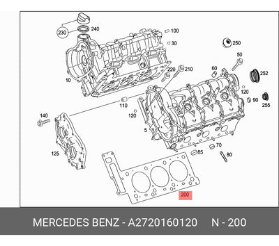 Juego Juntas Motor Mercedes Clk350 Glk350 Ml350