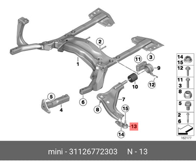 Rotula Inferior Suspension Delant Mini Cooper R56 2007-2015