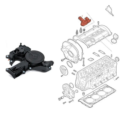 Válvula Pcv Para Vw Golf Jetta Tiguan Audi Q5 A4 A5