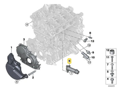 Toma De Agua Brida Enfriamiento Motor Mini Cooper 2013-2022