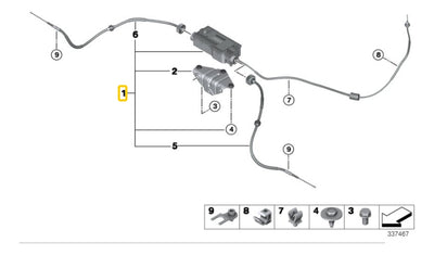 Unidad De Control Actuador De Freno Bmw F16 X5 2008-2019