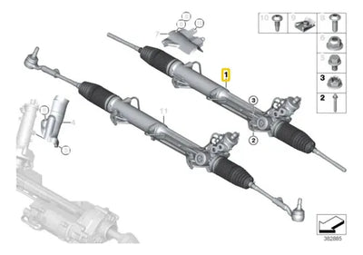 Caja Direccion Hidraulica Bmw E81 X1 116i 318i 2010-2015