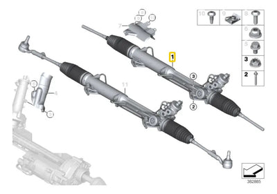 Caja Direccion Hidraulica Bmw E90 X1 318i 120i 2007-2011