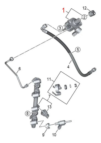 Bomba Gasolina De Alta Presion Bmw 118i 1.6 2013 2014 2015