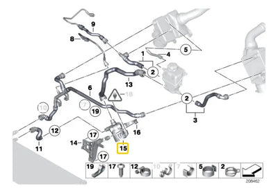 Bomba Agua Auxiliar Electrica Bmw X5 10-13 X6 09-14 N63 S63