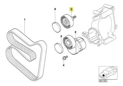 Polea De Reenvio Bmw 318i 1992-94 Z3 1998-2000 E36