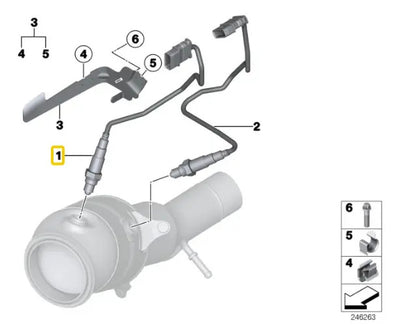 Sensor De Oxigeno Bmw N20 325ci 328i 428i 528i X5 Z4